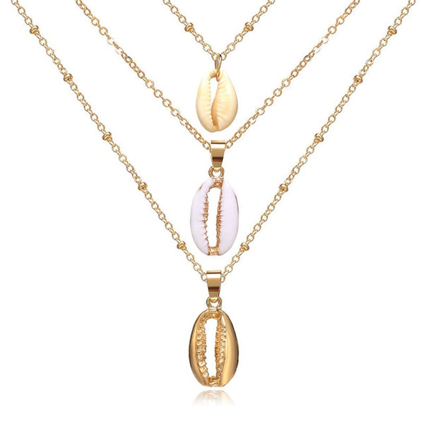 Multilayer Crystal Necklaces