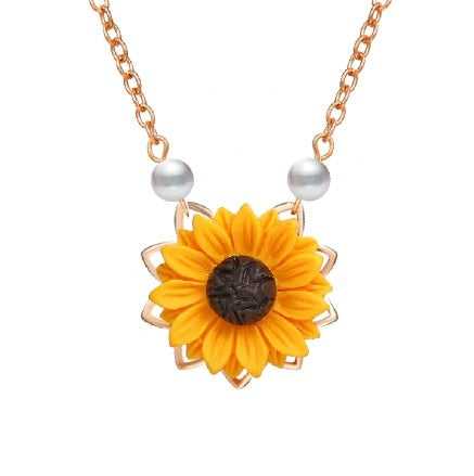 Sunflower Necklace