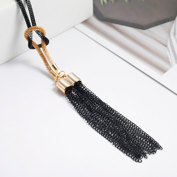 Long Sweater Chain Necklace