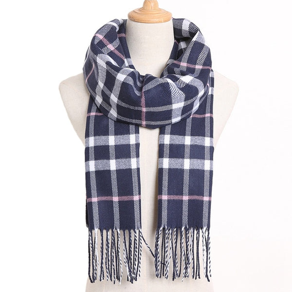 Plaid Winter Scarves