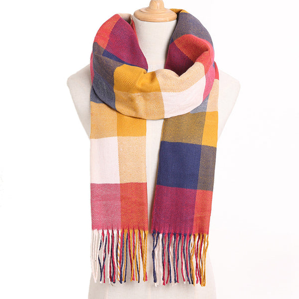 Plaid Winter Scarves