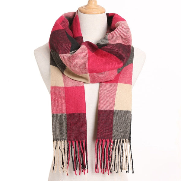 Plaid Winter Scarves