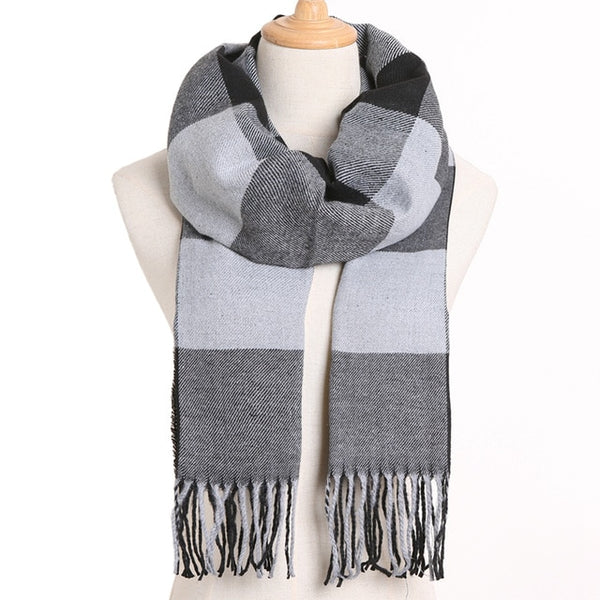 Plaid Winter Scarves