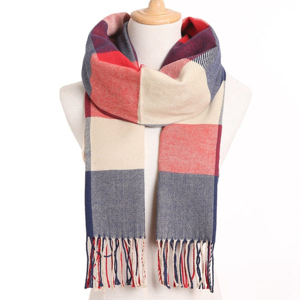 Plaid Winter Scarves