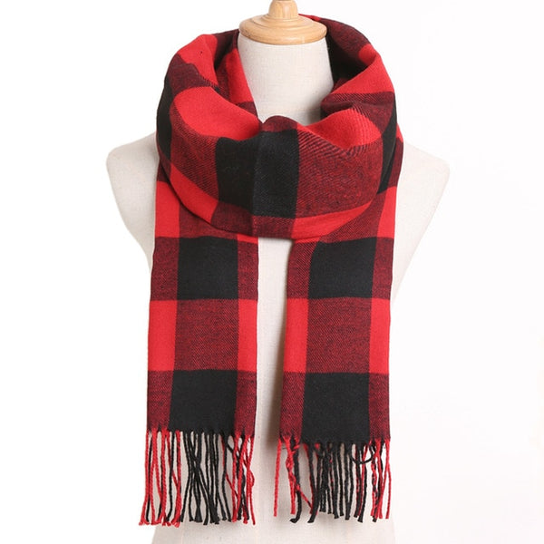 Plaid Winter Scarves