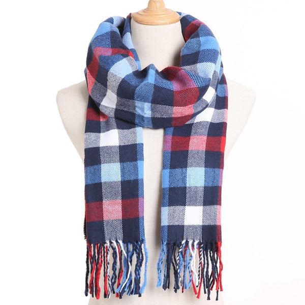 Plaid Winter Scarves