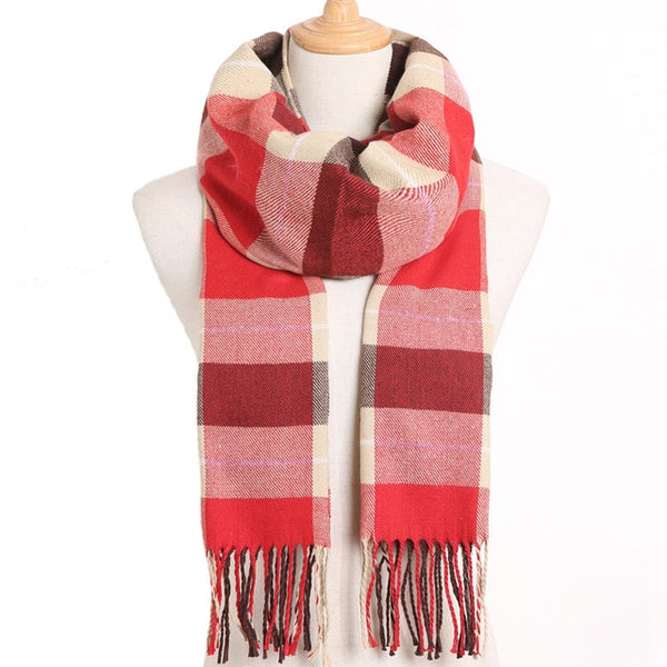 Plaid Winter Scarves