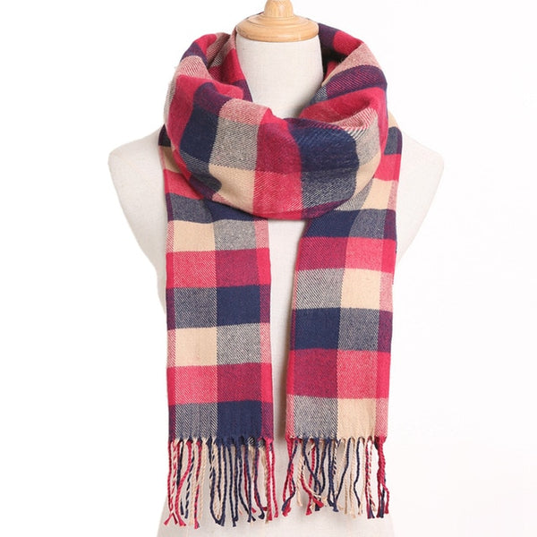 Plaid Winter Scarves