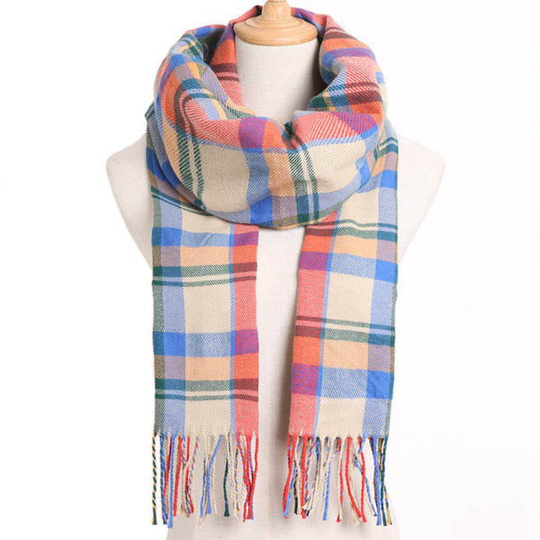 Plaid Winter Scarves