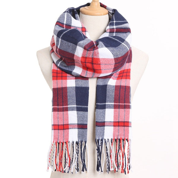 Plaid Winter Scarves