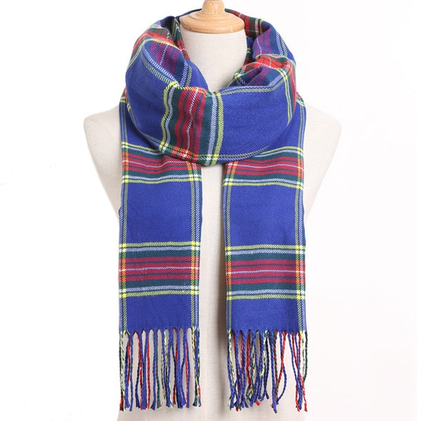 Plaid Winter Scarves