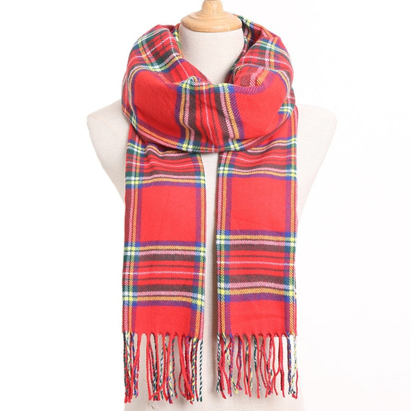 Plaid Winter Scarves