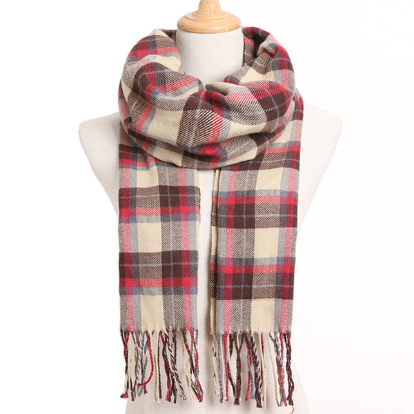 Plaid Winter Scarves