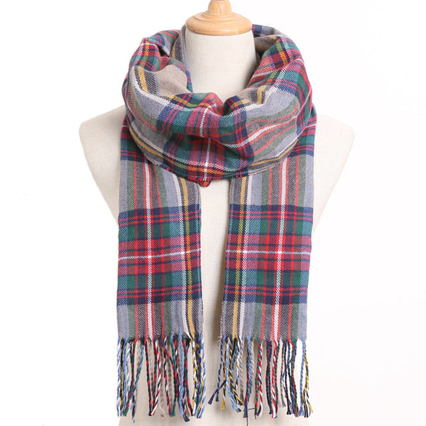 Plaid Winter Scarves