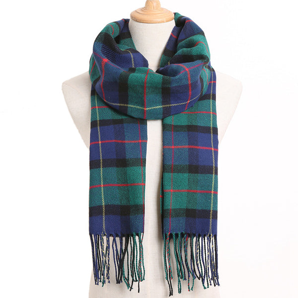 Plaid Winter Scarves