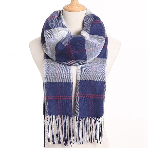 Plaid Winter Scarves