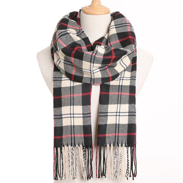 Plaid Winter Scarves