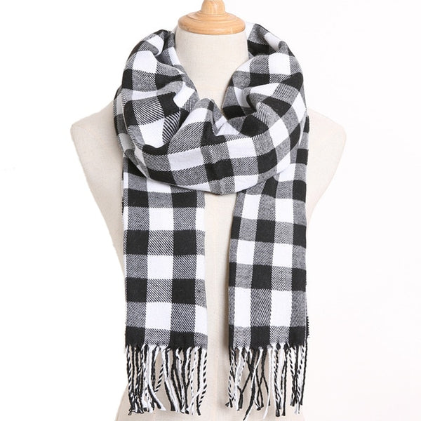 Plaid Winter Scarves