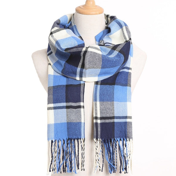 Plaid Winter Scarves