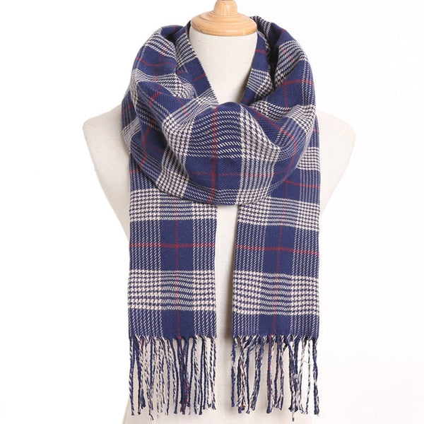 Plaid Winter Scarves