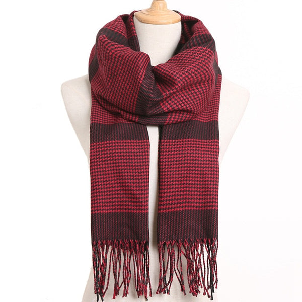 Plaid Winter Scarves