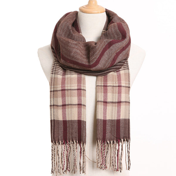 Plaid Winter Scarves