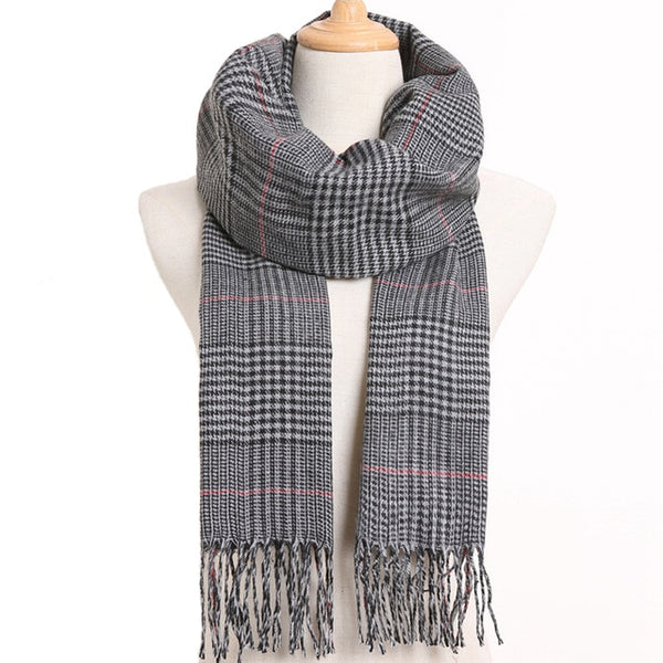 Plaid Winter Scarves