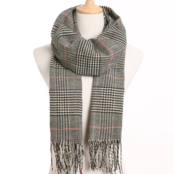 Plaid Winter Scarves