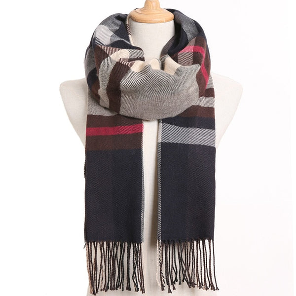 Plaid Winter Scarves