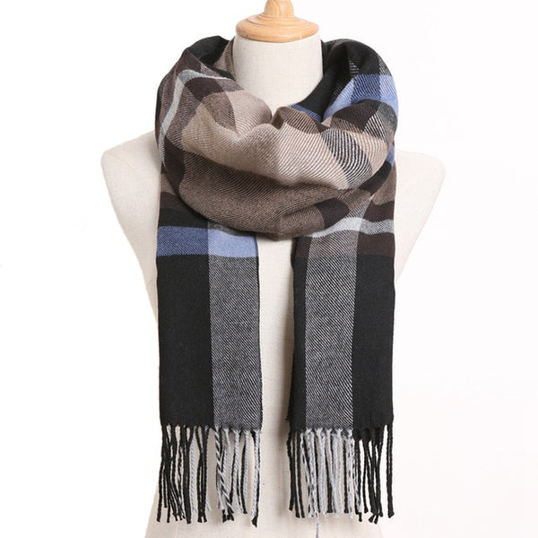 Plaid Winter Scarves