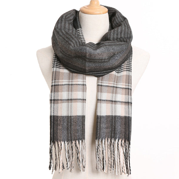 Plaid Winter Scarves