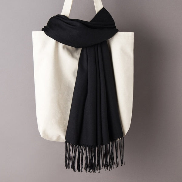 Solid Color Cashmere Scarves