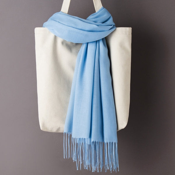 Solid Color Cashmere Scarves