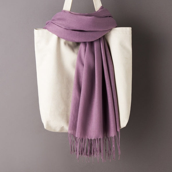 Solid Color Cashmere Scarves