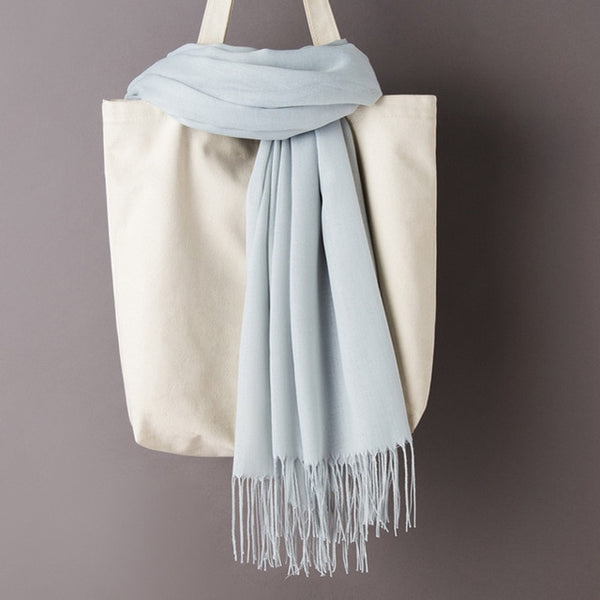 Solid Color Cashmere Scarves