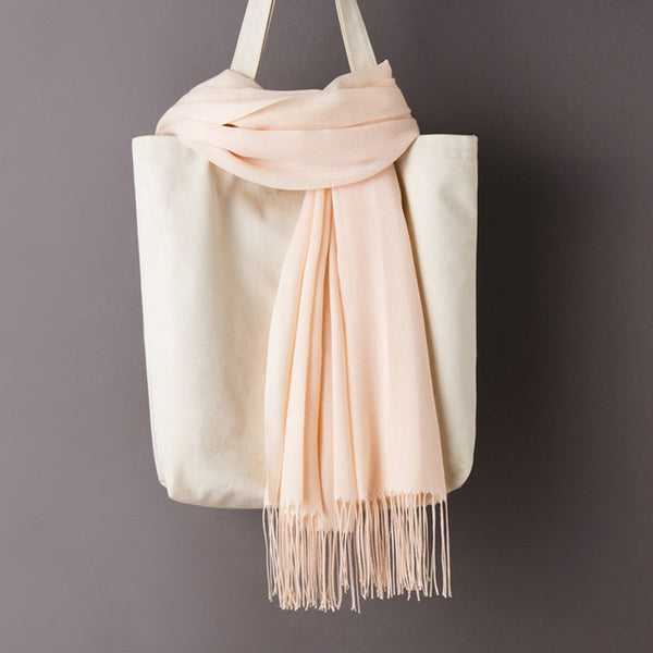 Solid Color Cashmere Scarves