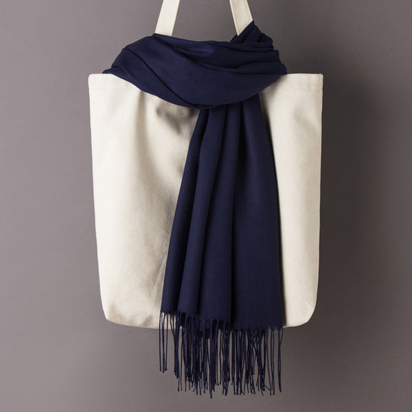 Solid Color Cashmere Scarves