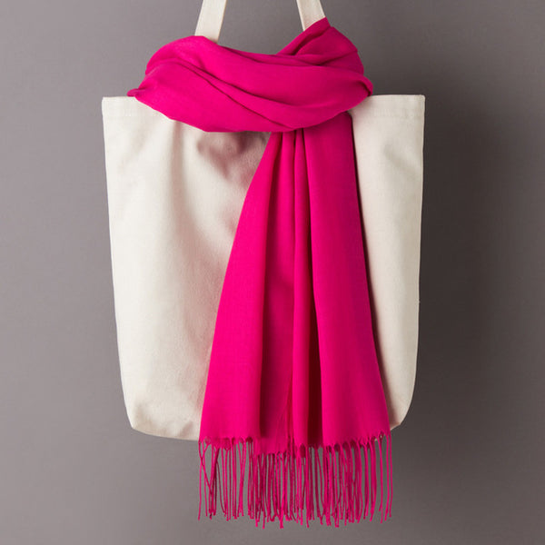 Solid Color Cashmere Scarves