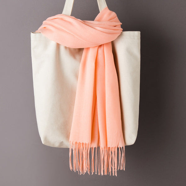 Solid Color Cashmere Scarves