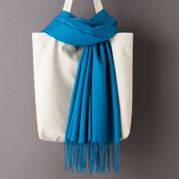 Solid Color Cashmere Scarves