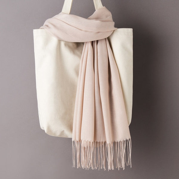 Solid Color Cashmere Scarves