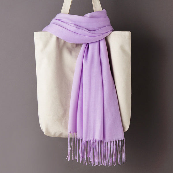 Solid Color Cashmere Scarves