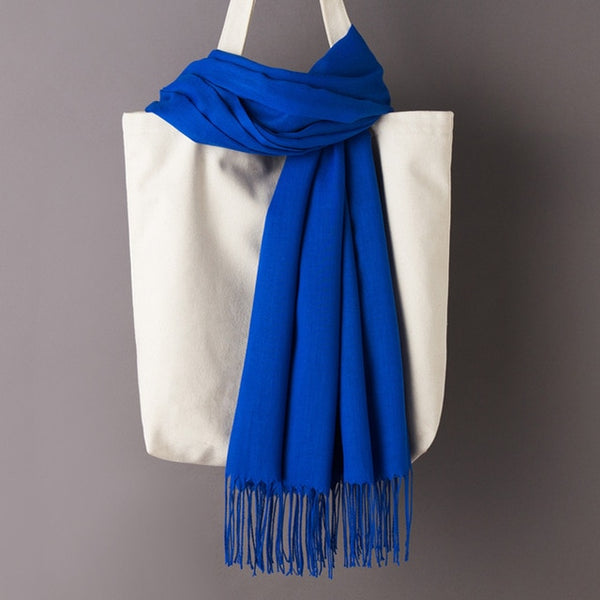 Solid Color Cashmere Scarves