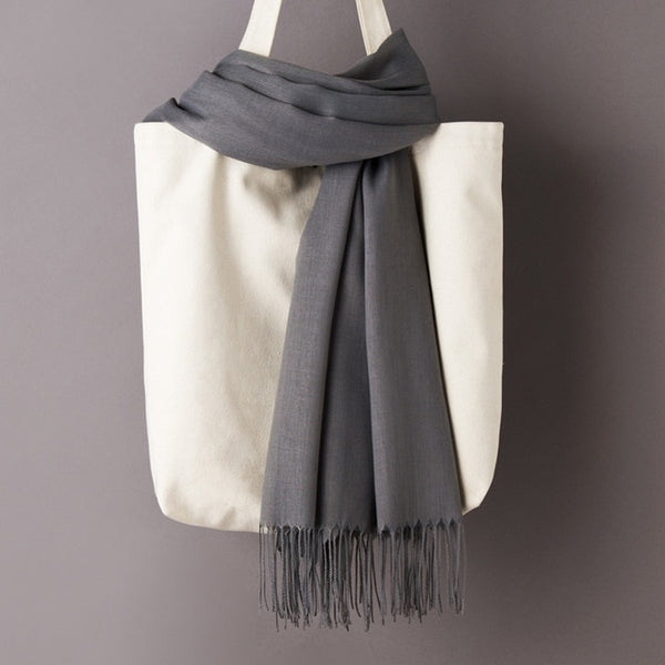 Solid Color Cashmere Scarves