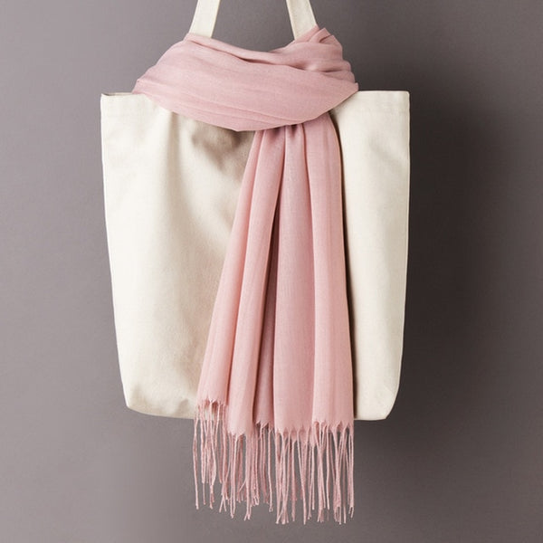 Solid Color Cashmere Scarves