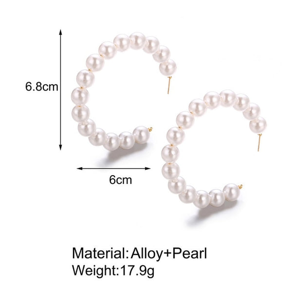 Pearl Earrings Set