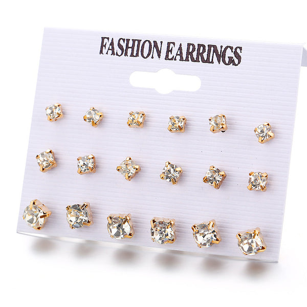 Pearl Earrings Set