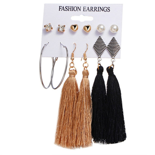 Pearl Earrings Set