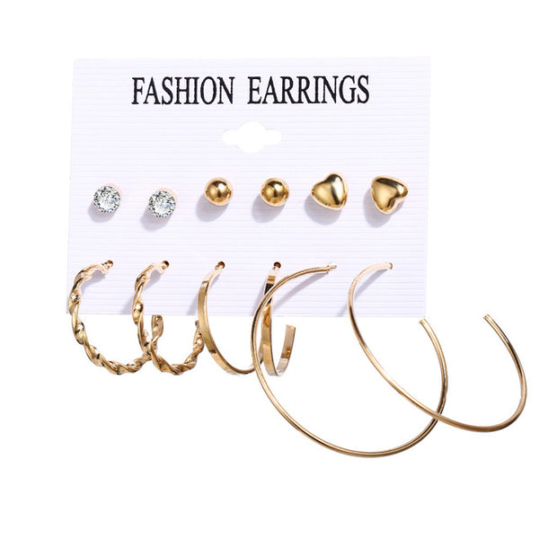 Pearl Earrings Set