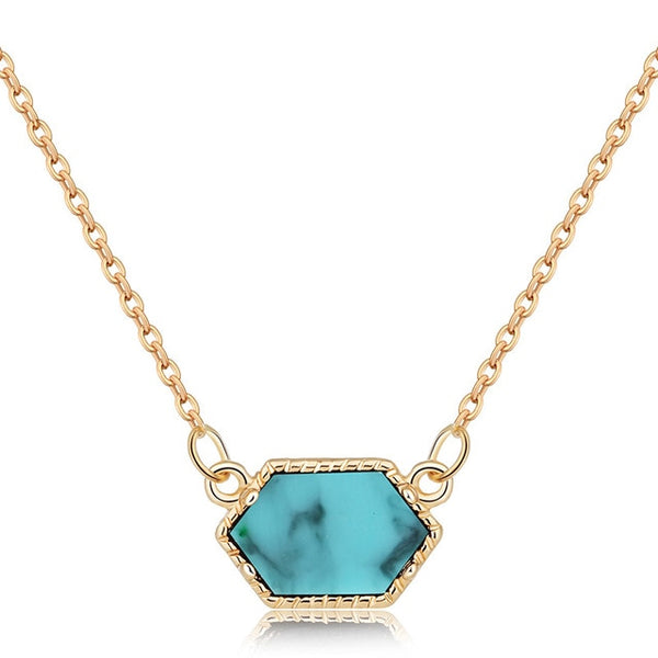 Oval Resin Stone Necklaces